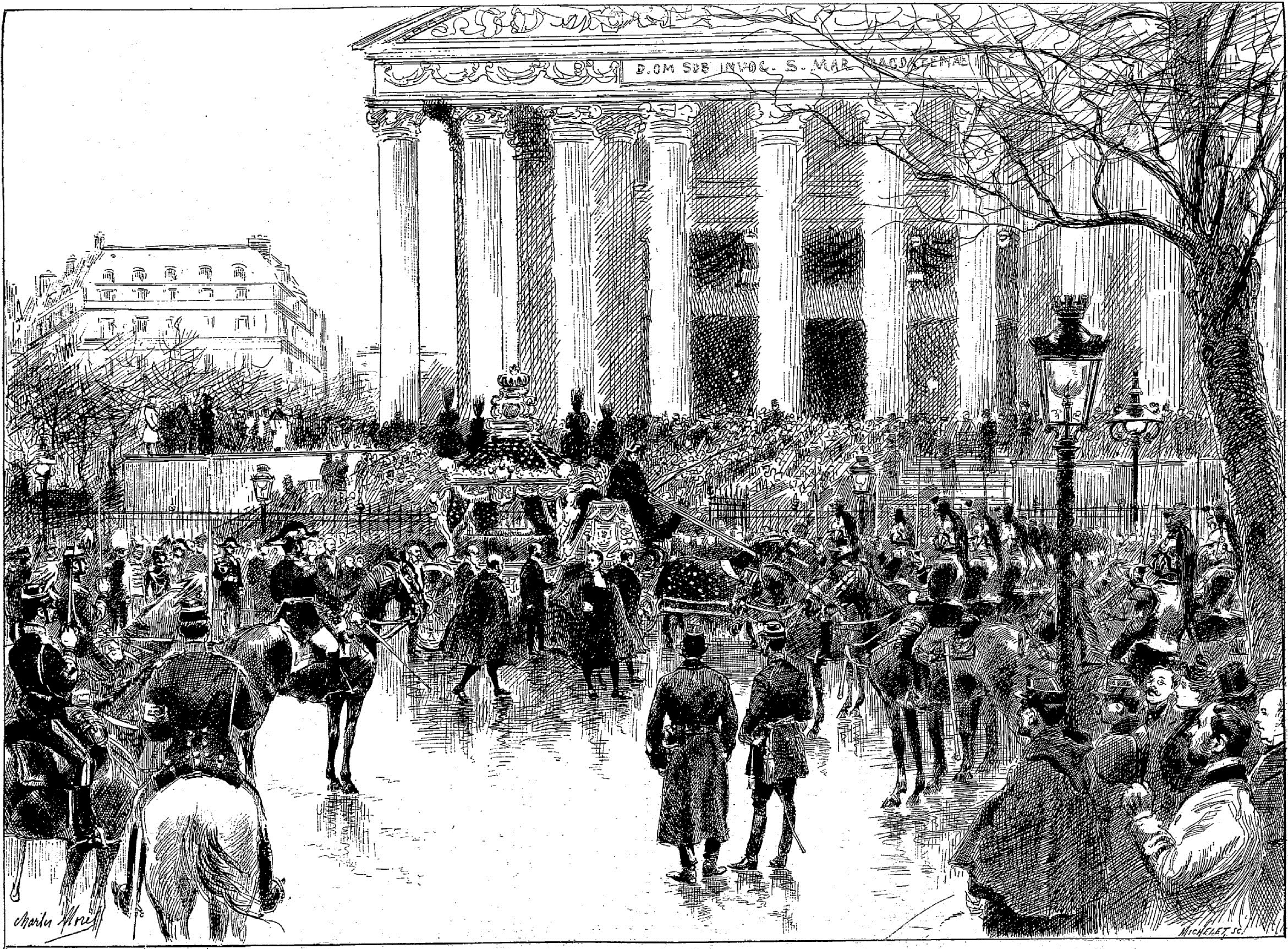 Enterro de D. Pedro II em Paris